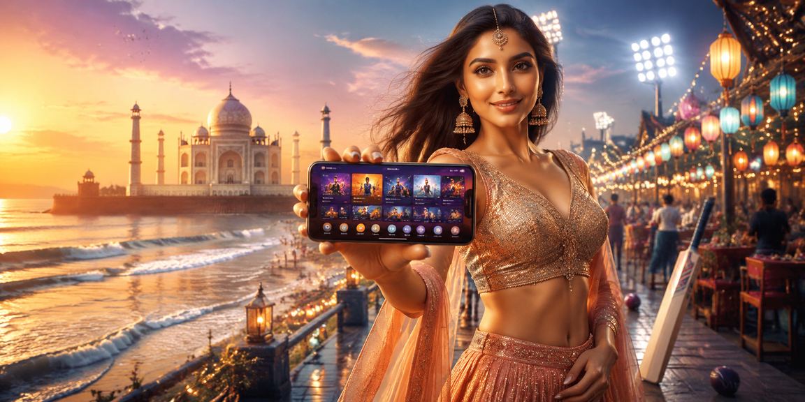 Preview of y28's cricket betting interface with Bollywood themes